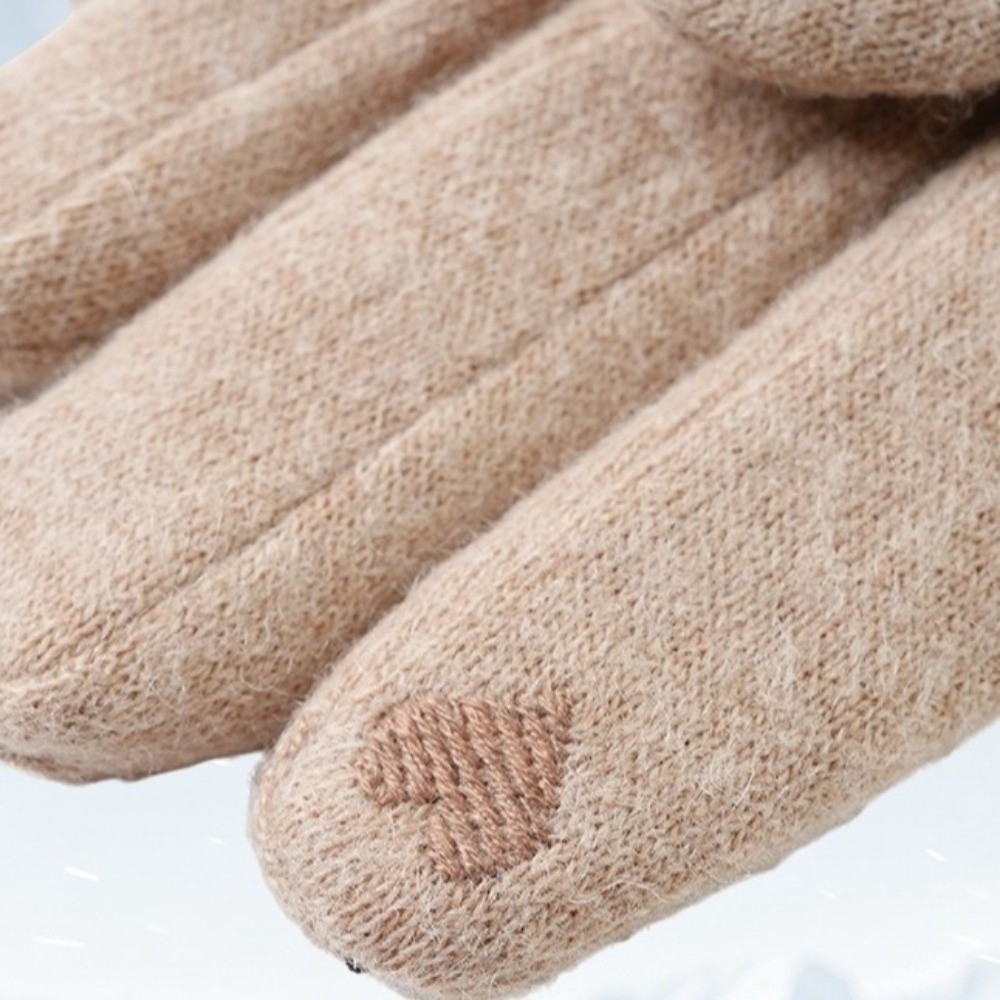 ถุงมือบุขนแกะเทียม ดีไซน์หนา ก - Wool Glove Lined บทวิจารณ์และราคา
