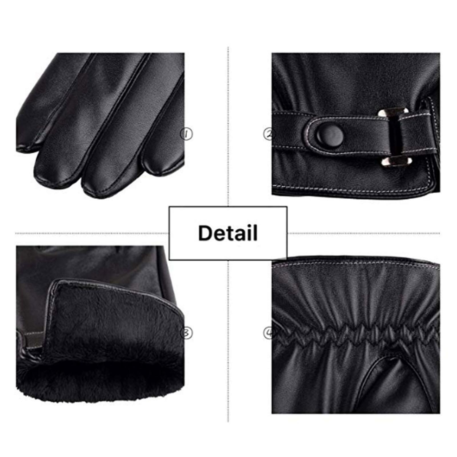 ถุงมือฤดูหนาวสำหรับผู้ชาย ถุงม - Leather Driving Glove บทวิจารณ์และราคา