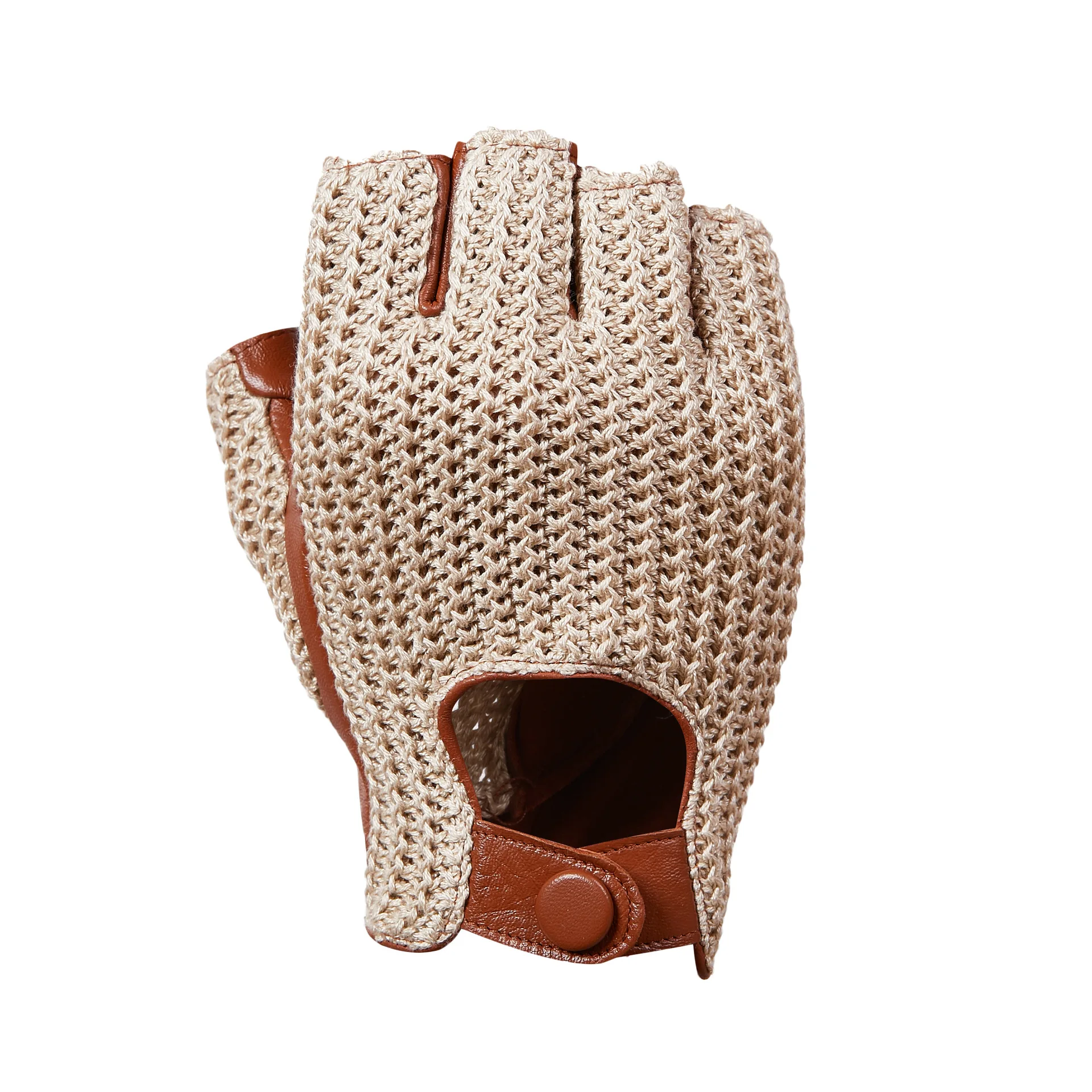 ถุงมือสั้นสำหรับผู้ชาย หนังแท้ - Leather Driving Glove บทวิจารณ์และราคา