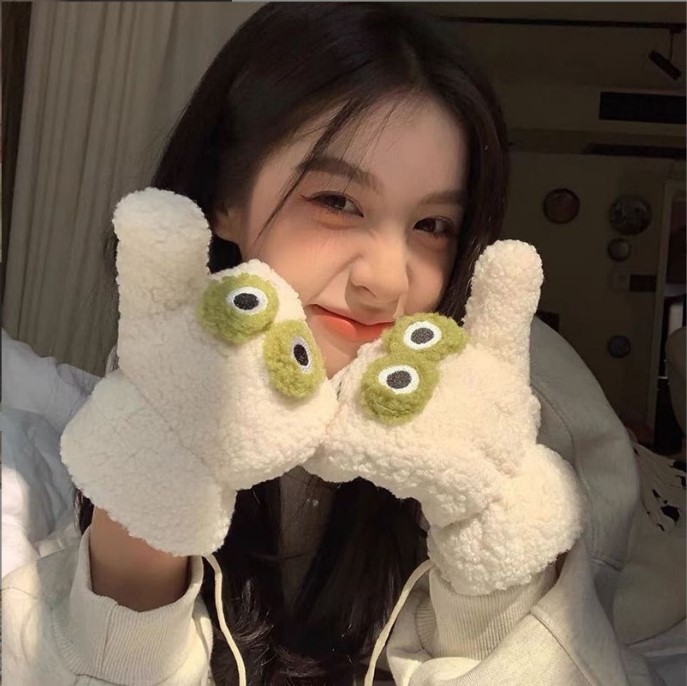 ถุงมือลายการ์ตูนกบสีเขียวสุดน่ - Wool Glove Lined บทวิจารณ์และราคา