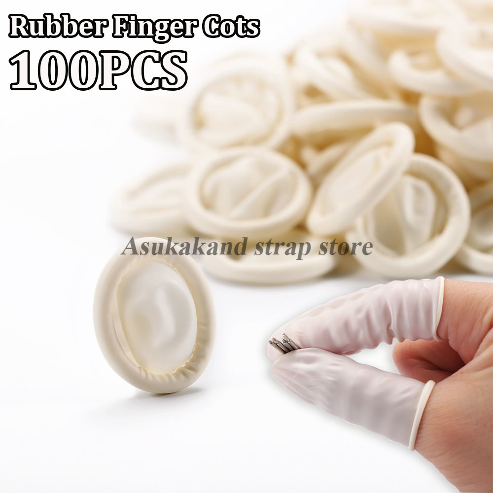 ยางสีขาว Finger Cot ชุดซ่อมนาฬ - Latex Disposable Glove บทวิจารณ์และราคา