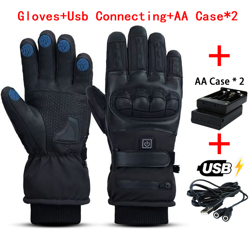 ถุงมืออุ่นมืออุ่นไฟฟ้าความร้อน - Ski Glove Waterproof บทวิจารณ์และราคา