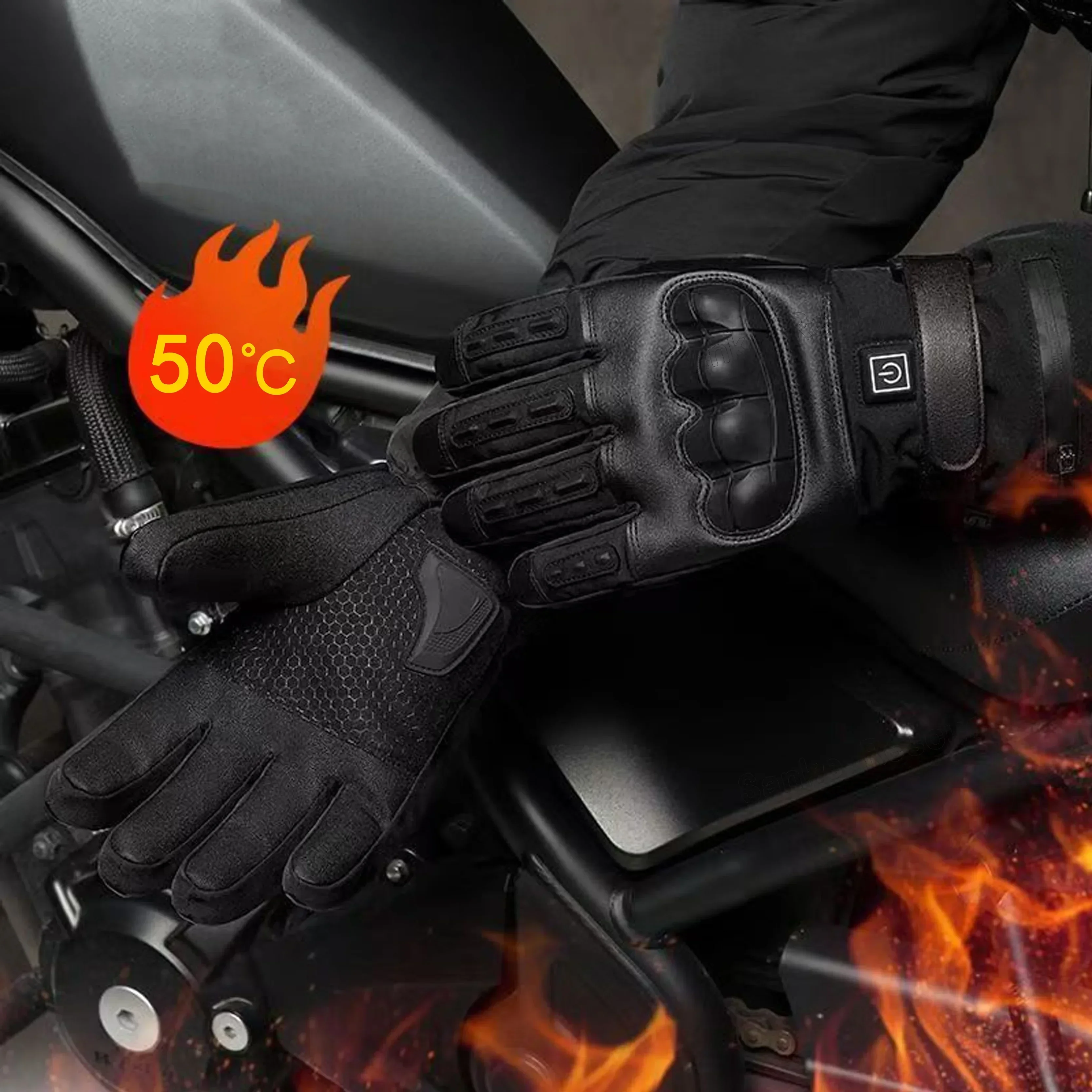 ถุงมืออุ่นมืออุ่นไฟฟ้าความร้อน - Ski Glove Waterproof บทวิจารณ์และราคา