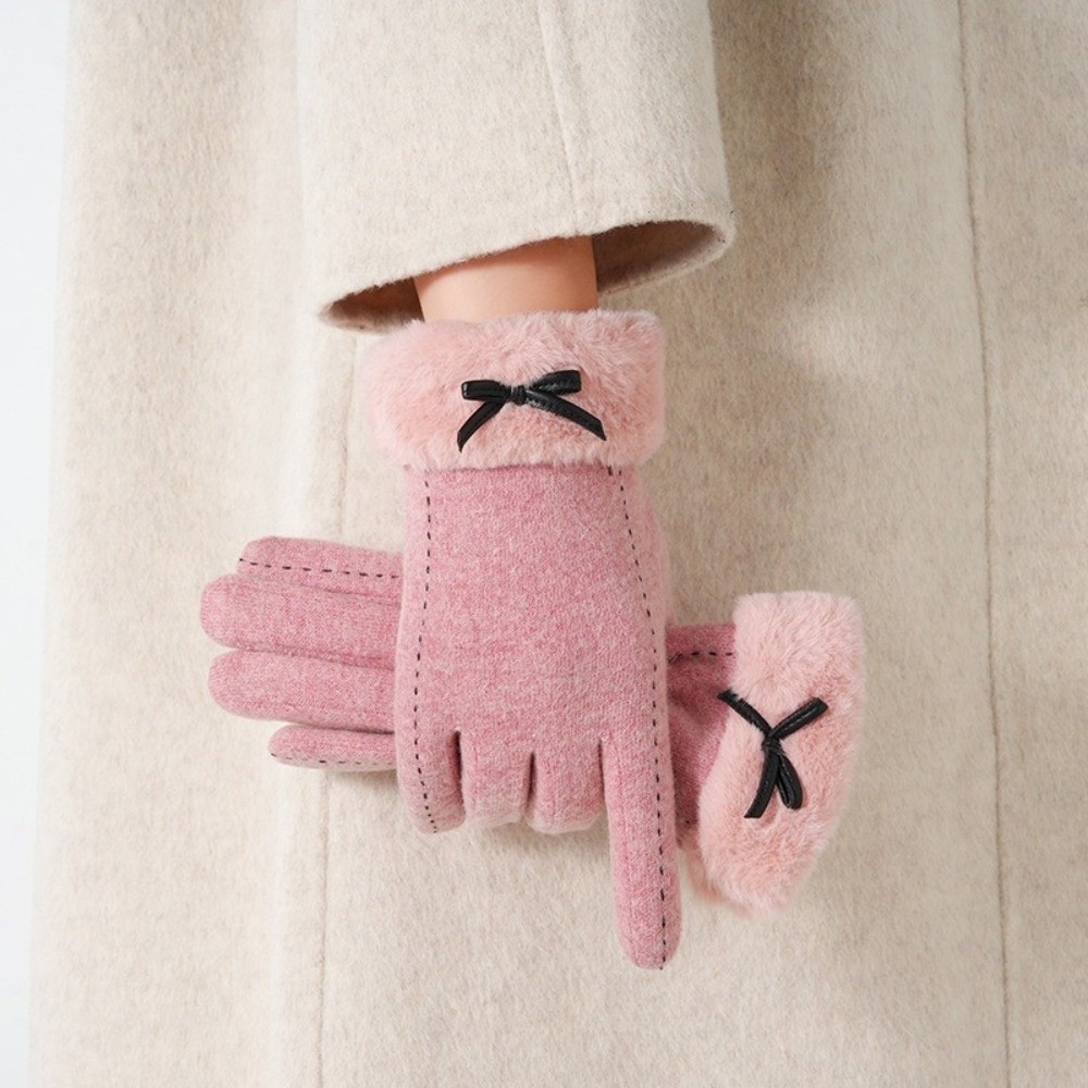 ถุงมือบุขนแกะเทียม ดีไซน์หนา ส - Wool Glove Lined บทวิจารณ์และราคา