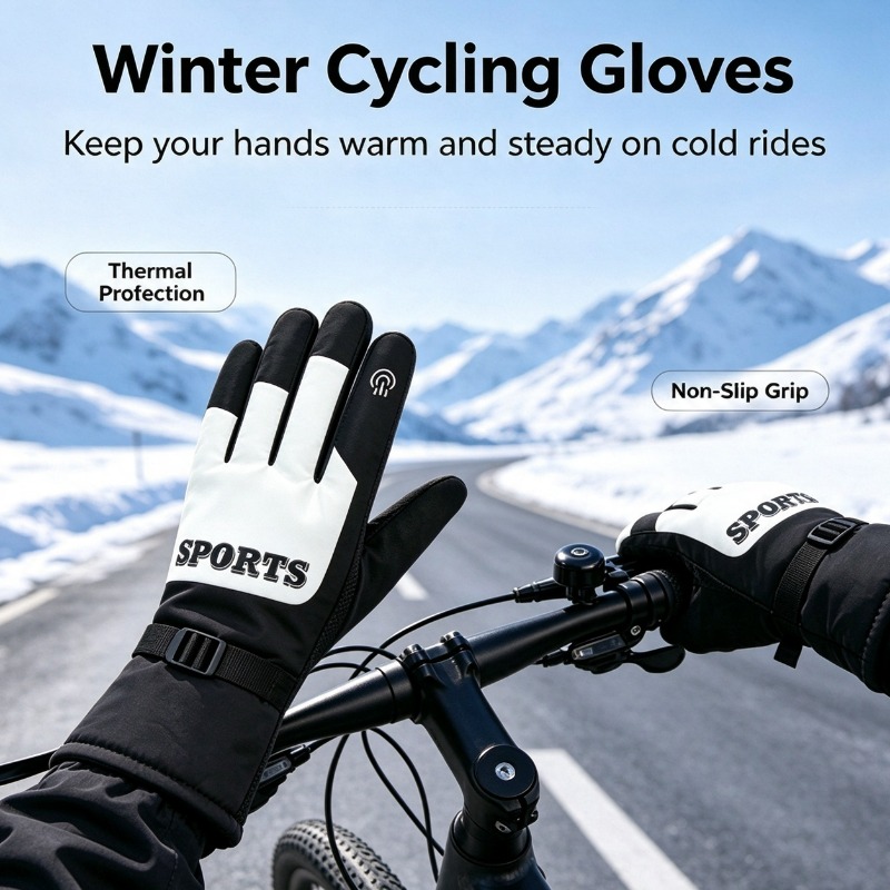 ถุงมือมอเตอร์ไซค์สำหรับฤดูหนาว - Ski Glove Waterproof บทวิจารณ์และราคา